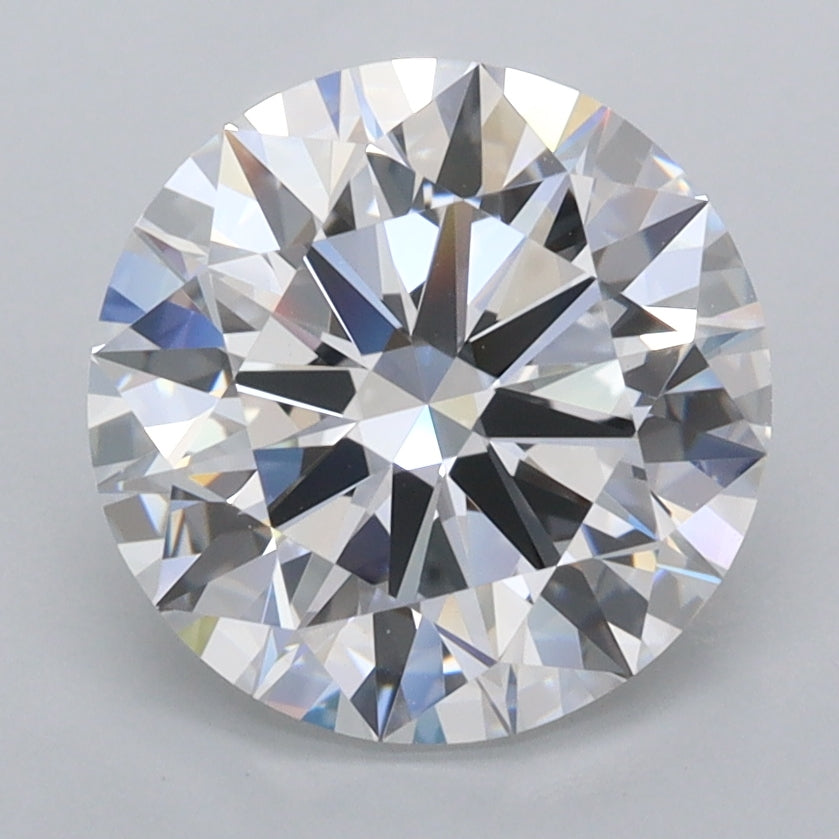 2.99 Carat Round Shaped, Ideal Cut, D Color, FL Clarity, IGI Certified Lab Grown Diamond