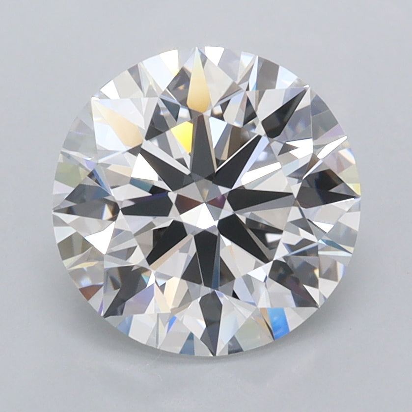 2.30 Carat Round Shaped, Ideal Cut, D Color, FL Clarity, IGI Certified Lab Grown Diamond