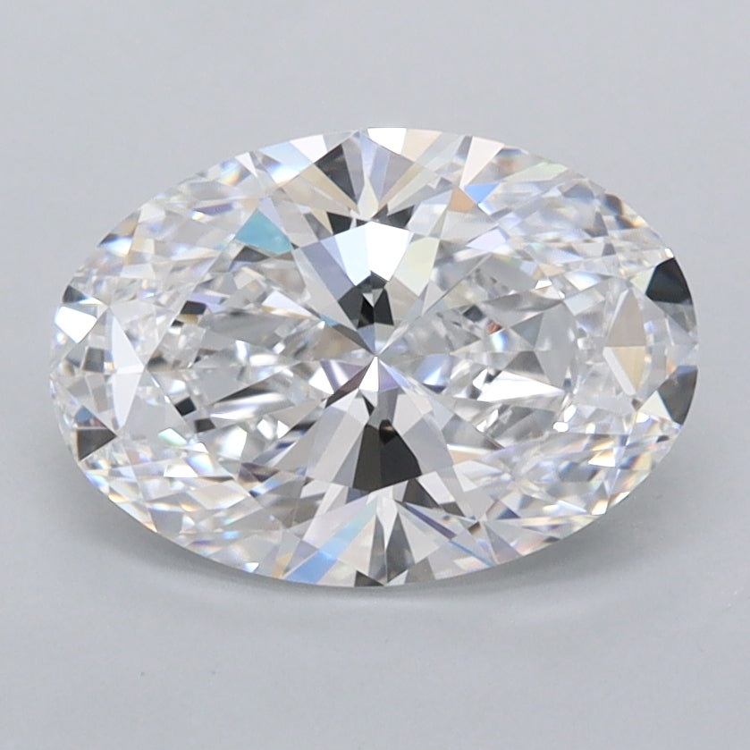1.86 Carat Oval Shaped, Ideal Cut, D Color, FL Clarity, IGI Certified Lab Grown Diamond