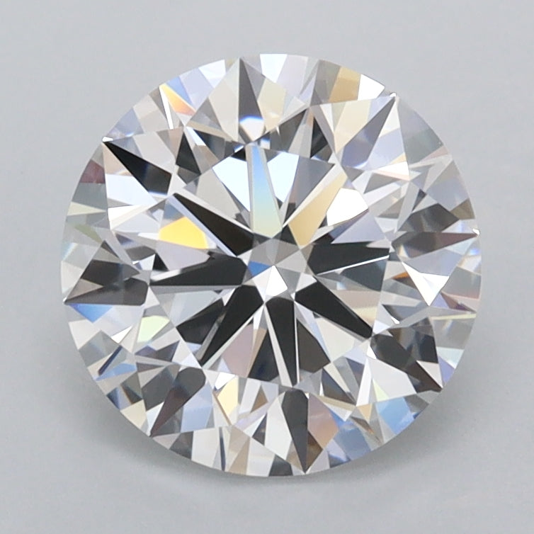 1.98 Carat Round Shaped, Ideal Cut, D Color, FL Clarity, IGI Certified Lab Grown Diamond