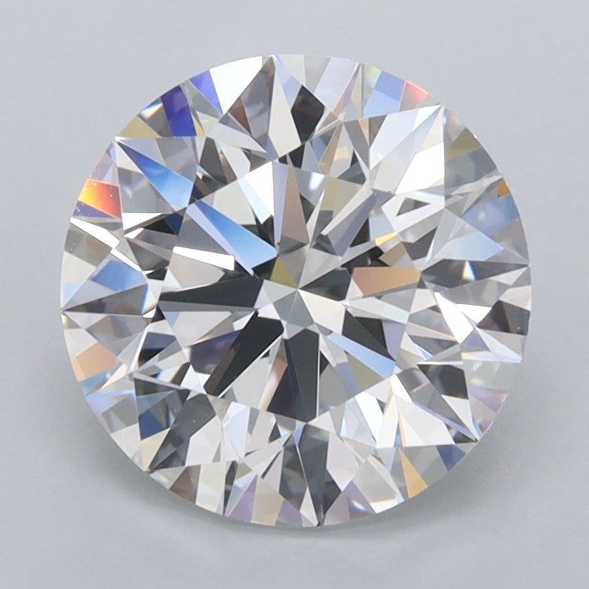 2.88 Carat Round Shaped, Ideal Cut, D Color, FL Clarity, IGI Certified Lab Grown Diamond
