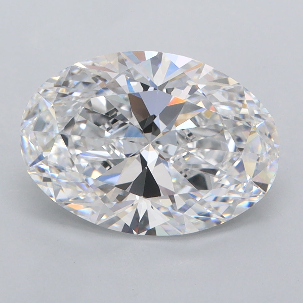 2.81 Carat Oval Shaped, Ideal Cut, D Color, FL Clarity, IGI Certified Lab Grown Diamond