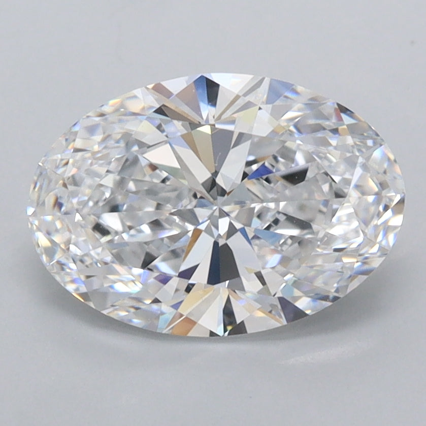 1.91 Carat Oval Shaped, Ideal Cut, D Color, VVS1 Clarity, IGI Certified Lab Grown Diamond