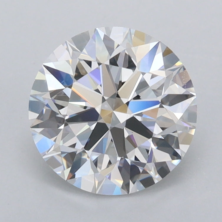 1.77 Carat Round Shaped, Ideal Cut, D Color, FL Clarity, IGI Certified Lab Grown Diamond