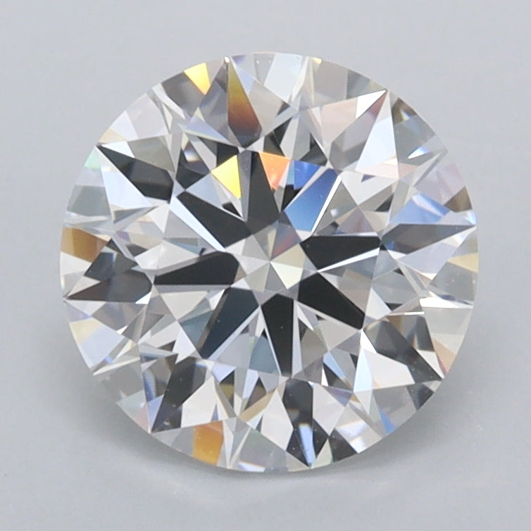 1.94 Carat Round Shaped, Ideal Cut, D Color, FL Clarity, IGI Certified Lab Grown Diamond