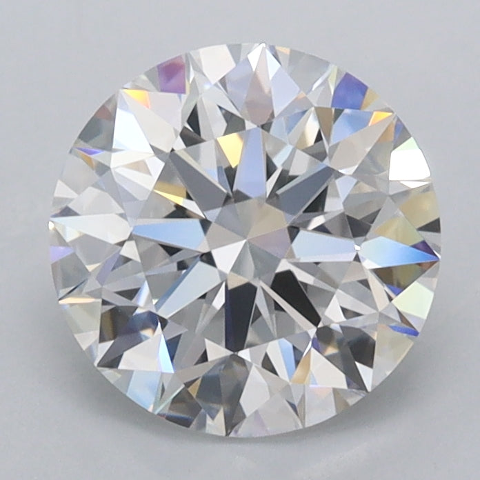 1.76 Carat Round Shaped, Ideal Cut, D Color, VVS1 Clarity, IGI Certified Lab Grown Diamond