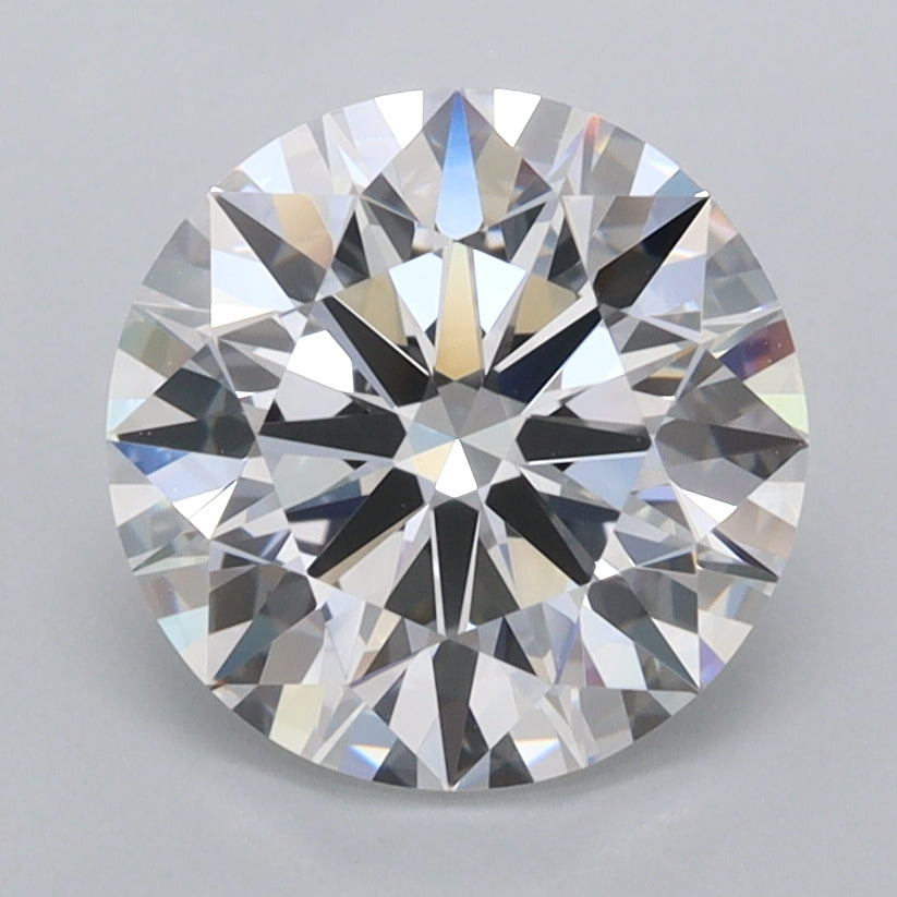 2.47 Carat Round Shaped, Ideal Cut, D Color, FL Clarity, IGI Certified Lab Grown Diamond