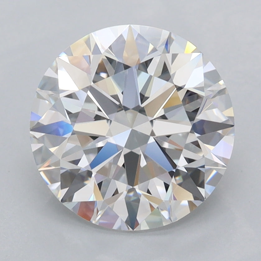 2.74 Carat Round Shaped, Ideal Cut, D Color, FL Clarity, IGI Certified Lab Grown Diamond