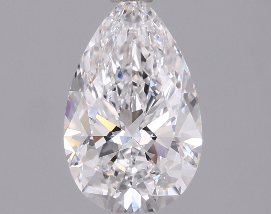 1.29 Carat Pear Shaped, Ideal Cut, D Color, VVS1 Clarity, IGI Certified Lab Grown Diamond