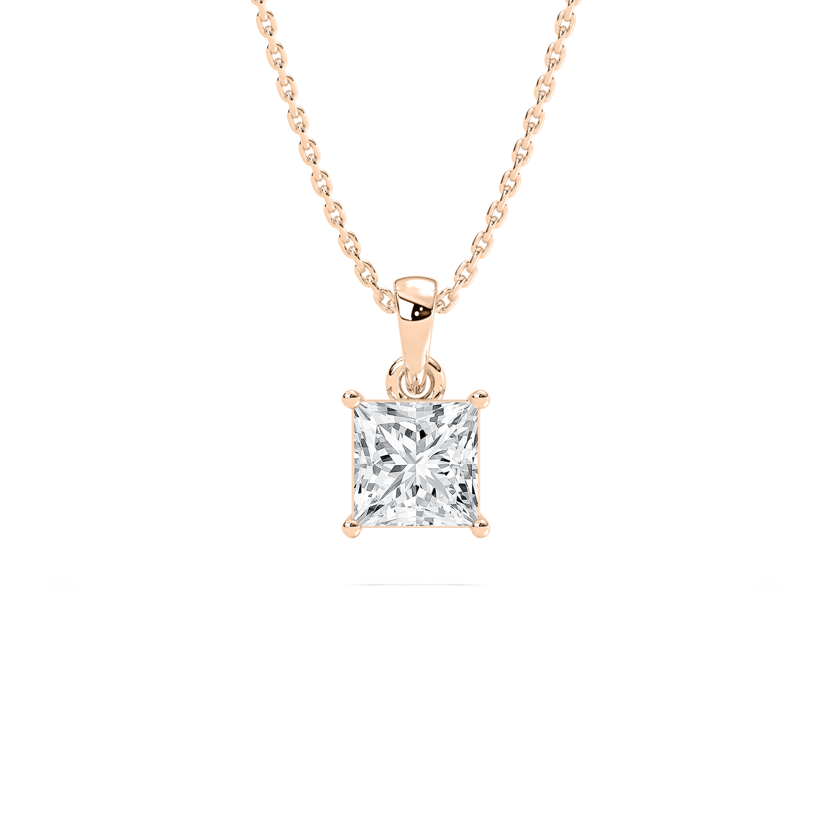 Timeless Princess Solitaire Pendant