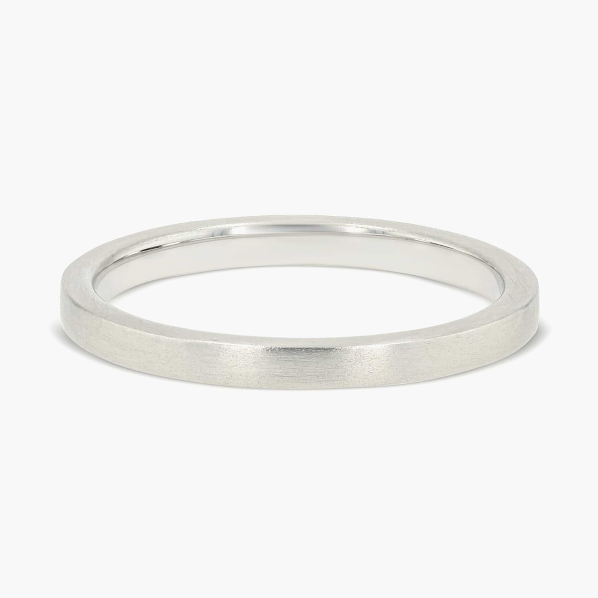 Inez 2.00mm Flat Plain Metal Band