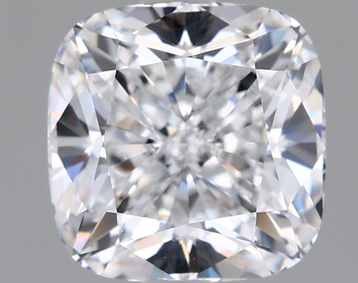 1.73 Carat Cushion Shaped, Ideal Cut, D Color, VVS2 Clarity, IGI Certified Lab Grown Diamond
