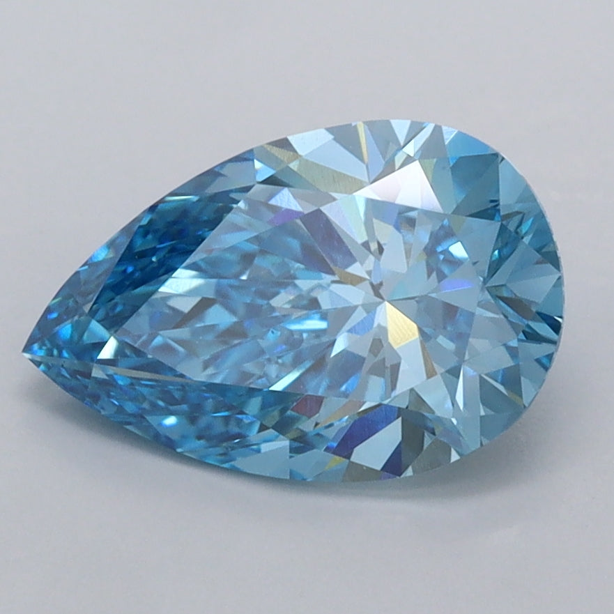 2.03 Carat Pear Shaped, Excellent Cut, VVS2 Clarity, IGI Certified Lab Grown Diamond