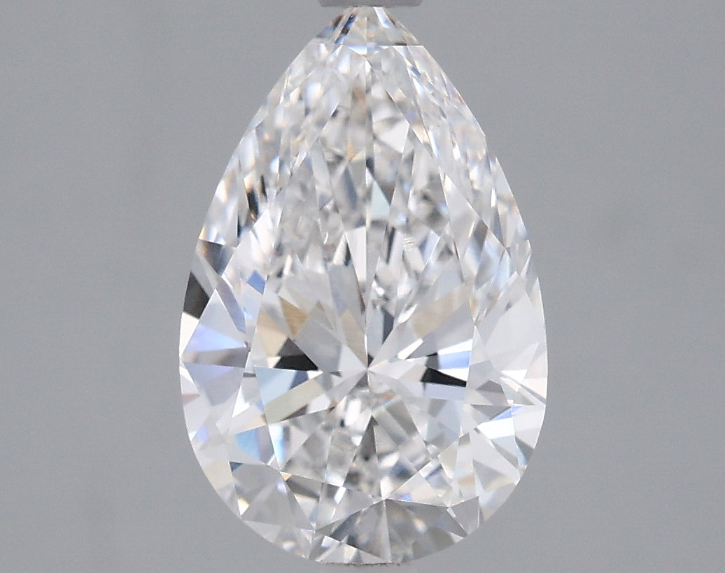 1.99 Carat Pear Shaped, Ideal Cut, E Color, VVS1 Clarity, IGI Certified Lab Grown Diamond