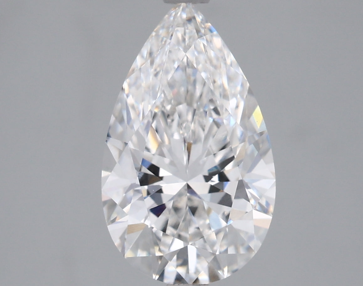 2.51 Carat Pear Shaped, Excellent Cut, E Color, VVS1 Clarity, IGI Certified Lab Grown Diamond