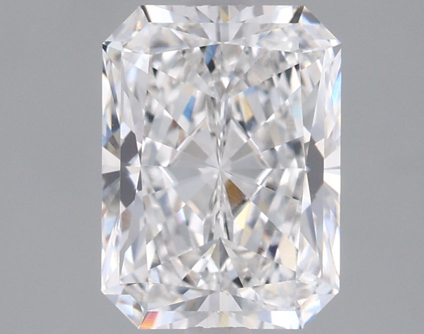 2.03 Carat Radiant Shaped, Ideal Cut, E Color, VVS1 Clarity, IGI Certified Lab Grown Diamond