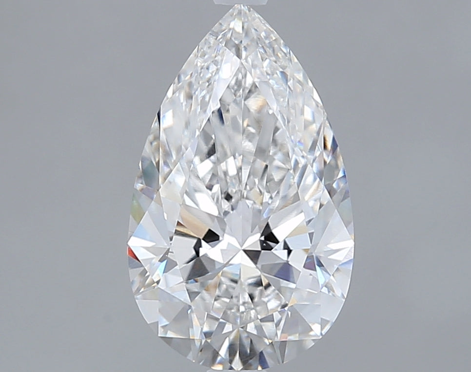 3.01 Carat Pear Shaped, Ideal Cut, E Color, VS1 Clarity, IGI Certified Lab Grown Diamond