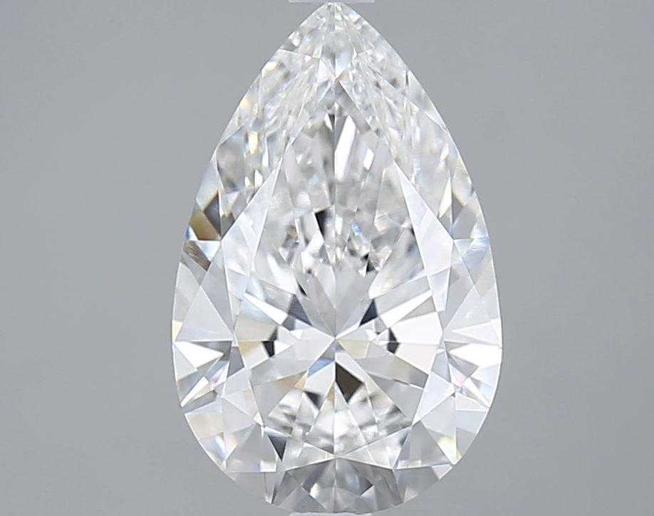 2.50 Carat Pear Shaped, Ideal Cut, E Color, VVS1 Clarity, IGI Certified Lab Grown Diamond