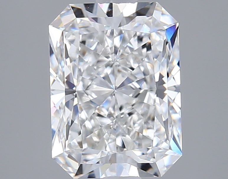 2.08 Carat Radiant Shaped, Excellent Cut, E Color, VVS1 Clarity, IGI Certified Lab Grown Diamond
