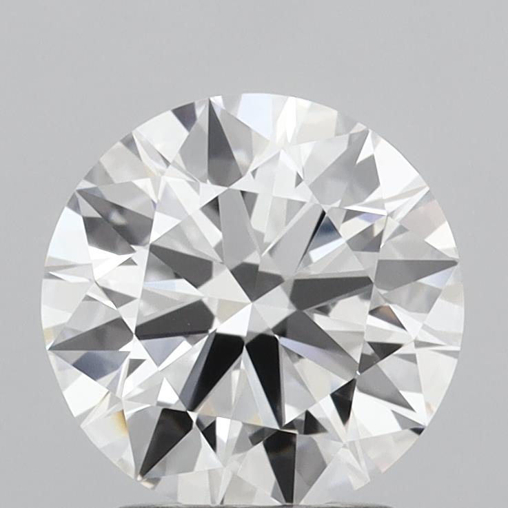 2.08 Carat Round Shaped, Ideal Cut, D Color, VVS1 Clarity, IGI Certified Lab Grown Diamond