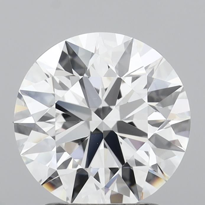 2.10 Carat Round Shaped, Ideal Cut, D Color, VS1 Clarity, IGI Certified Lab Grown Diamond