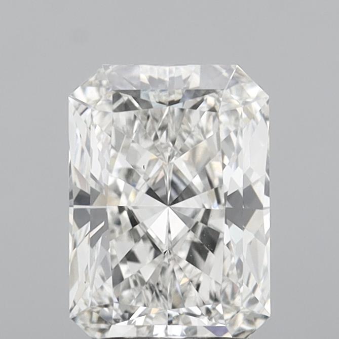 2.05 Carat Radiant Shaped, Excellent Cut, F Color, VS1 Clarity, IGI Certified Lab Grown Diamond