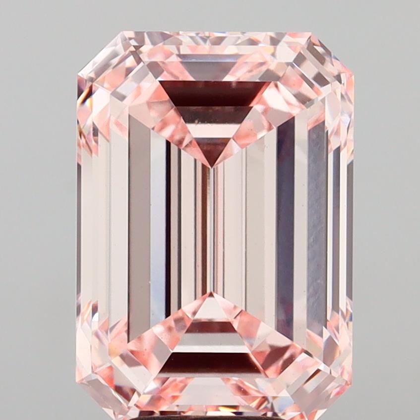 7.05 Carat Emerald Shaped, Ideal Cut, VS1 Clarity, IGI Certified Lab Grown Diamond