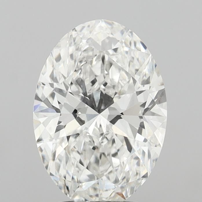 3.09 Carat Oval Shaped, Ideal Cut, F Color, VVS2 Clarity, IGI Certified Lab Grown Diamond