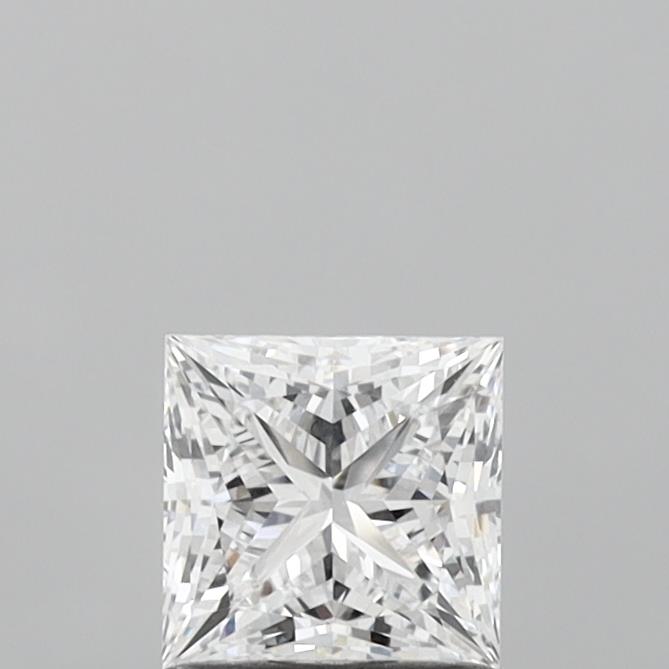 1.03 Carat Princess Shaped, Ideal Cut, E Color, VVS1 Clarity, IGI Certified Lab Grown Diamond