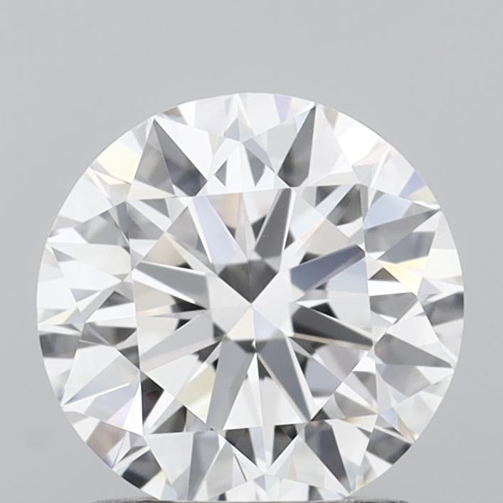1.27 Carat Round Shaped, Ideal Cut, D Color, VVS2 Clarity, IGI Certified Lab Grown Diamond