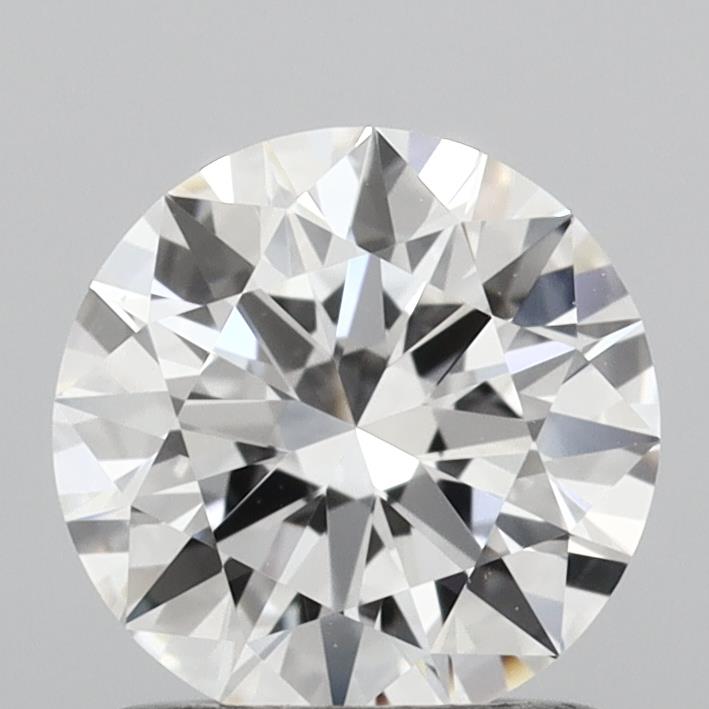 1.08 Carat Round Shaped, Ideal Cut, D Color, VVS2 Clarity, IGI Certified Lab Grown Diamond