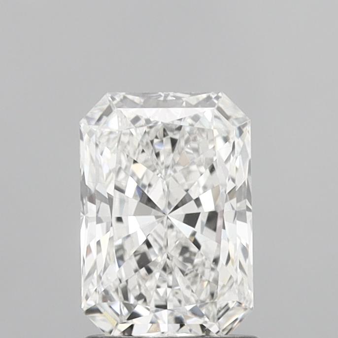 1.39 Carat Radiant Shaped, Ideal Cut, E Color, VS2 Clarity, IGI Certified Lab Grown Diamond