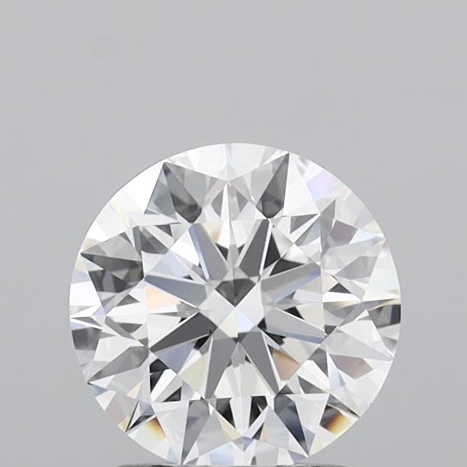 1.72 Carat Round Shaped, Ideal Cut, D Color, VVS1 Clarity, IGI Certified Lab Grown Diamond