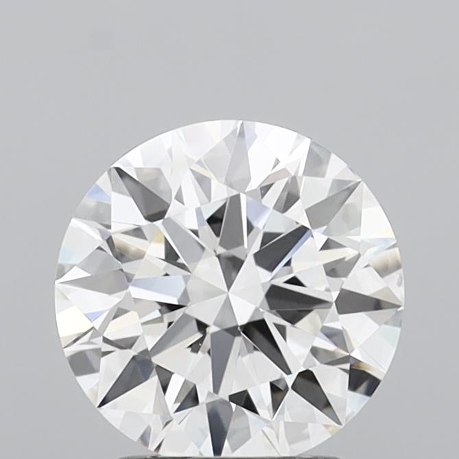 2.05 Carat Round Shaped, Ideal Cut, F Color, VVS2 Clarity, IGI Certified Lab Grown Diamond