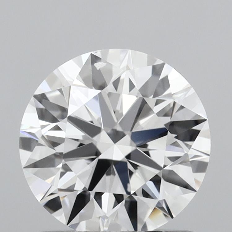1.02 Carat Round Shaped, Ideal Cut, D Color, VVS2 Clarity, IGI Certified Lab Grown Diamond