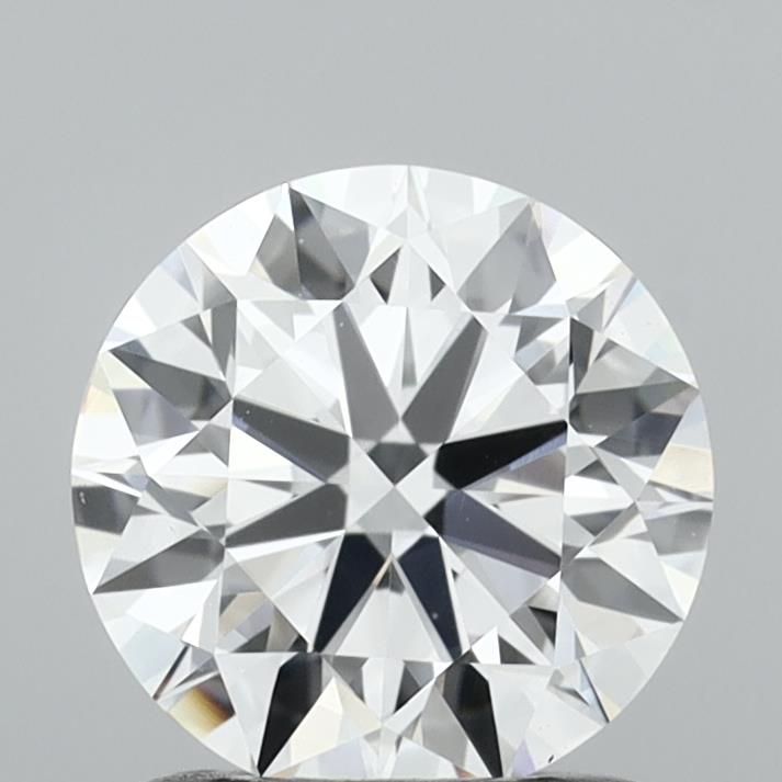 1.24 Carat Round Shaped, Ideal Cut, D Color, VS1 Clarity, IGI Certified Lab Grown Diamond