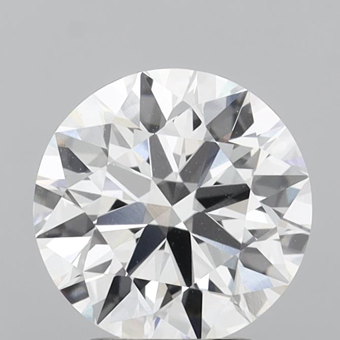 2.59 Carat Round Shaped, Ideal Cut, F Color, VVS2 Clarity, IGI Certified Lab Grown Diamond