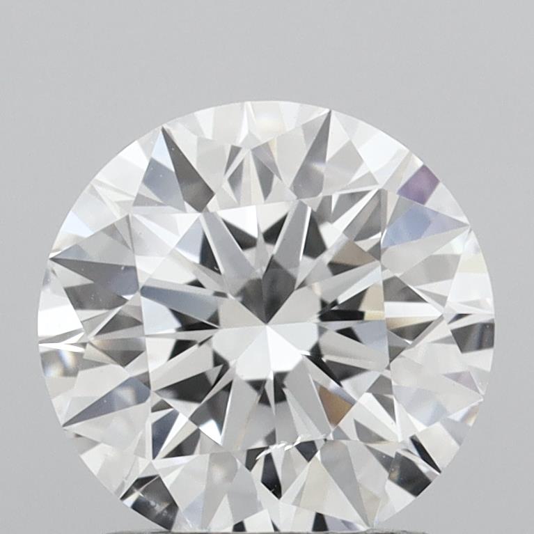 1.36 Carat Round Shaped, Ideal Cut, D Color, SI1 Clarity, IGI Certified Lab Grown Diamond