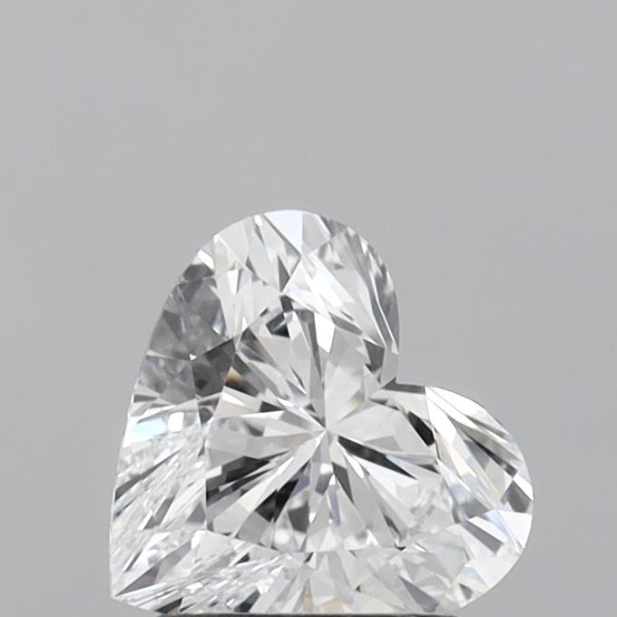1.43 Carat Heart Shaped, Excellent Cut, D Color, VS2 Clarity, IGI Certified Lab Grown Diamond