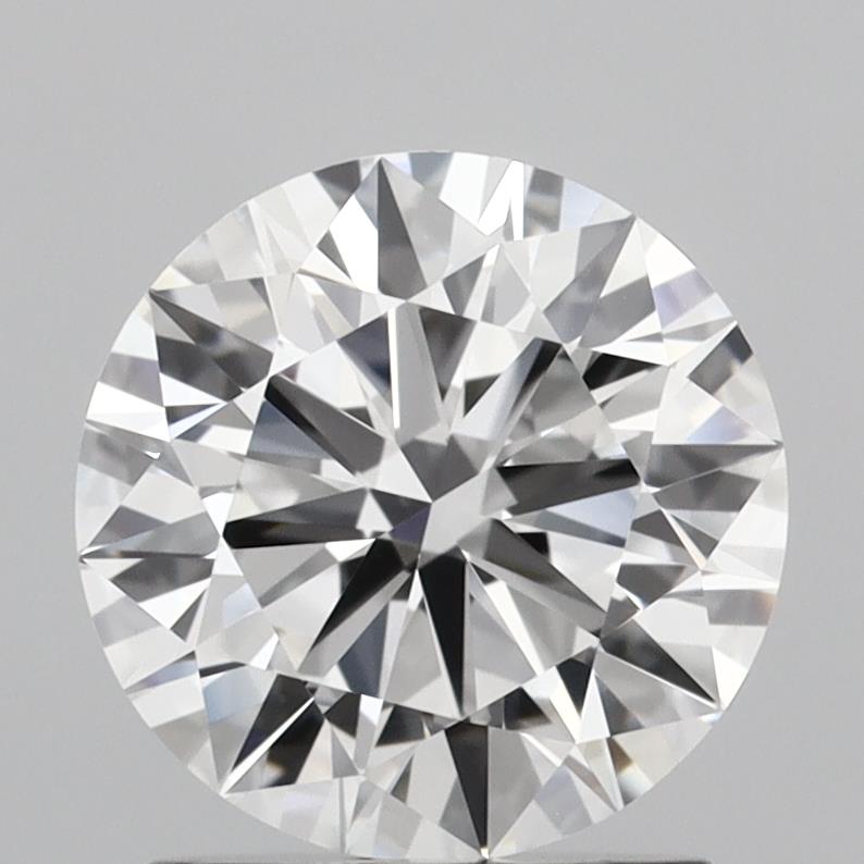 1.54 Carat Round Shaped, Ideal Cut, D Color, VVS2 Clarity, IGI Certified Lab Grown Diamond