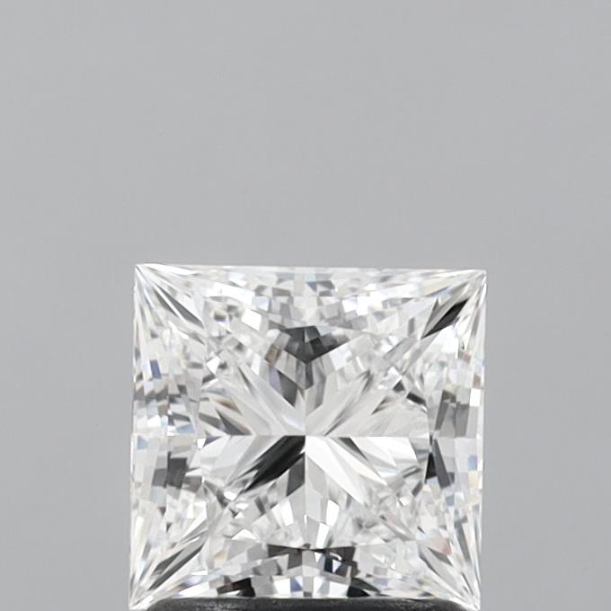 1.40 Carat Princess Shaped, Ideal Cut, D Color, VVS2 Clarity, IGI Certified Lab Grown Diamond