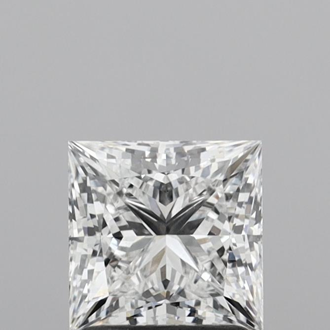 1.53 Carat Princess Shaped, Ideal Cut, E Color, VS1 Clarity, IGI Certified Lab Grown Diamond