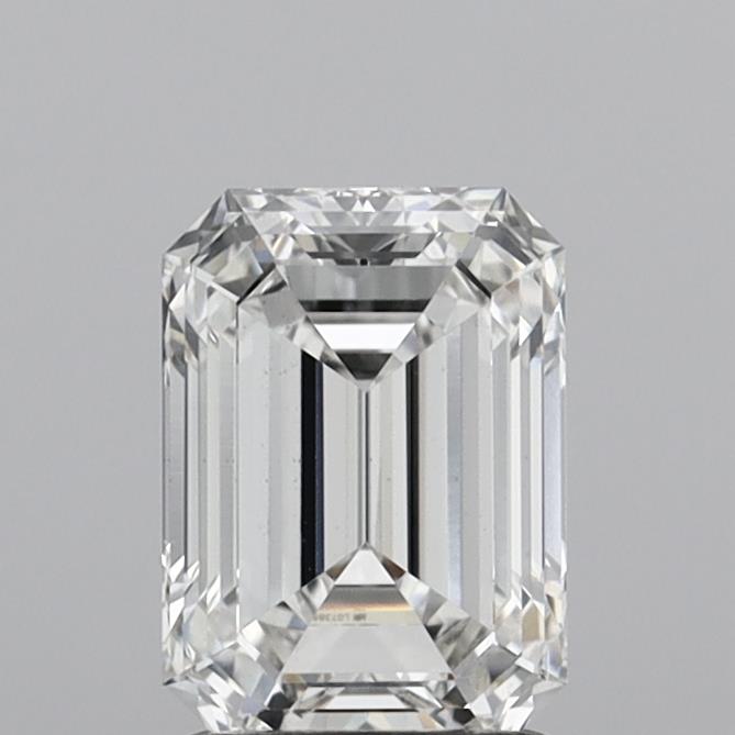 1.86 Carat Emerald Shaped, Ideal Cut, G Color, VS1 Clarity, IGI Certified Lab Grown Diamond