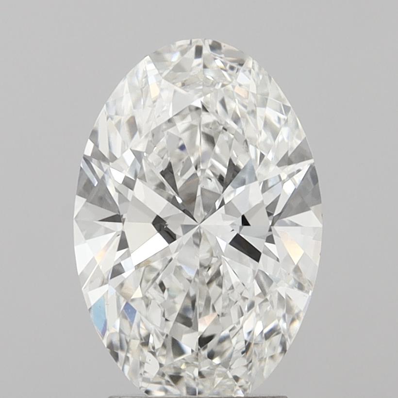 3.10 Carat Oval Shaped, Ideal Cut, E Color, VVS2 Clarity, IGI Certified Lab Grown Diamond