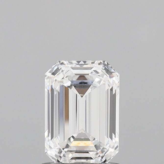 1.12 Carat Emerald Shaped, Ideal Cut, D Color, IF Clarity, IGI Certified Lab Grown Diamond