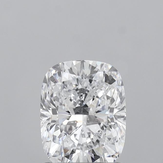 1.07 Carat Cushion Shaped, Ideal Cut, D Color, VVS2 Clarity, IGI Certified Lab Grown Diamond