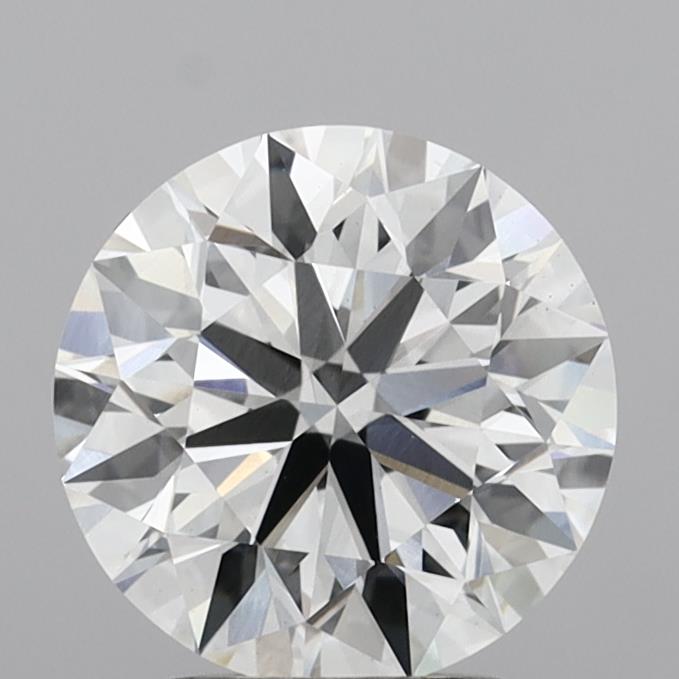 2.87 Carat Round Shaped, Excellent Cut, E Color, VS2 Clarity, IGI Certified Lab Grown Diamond