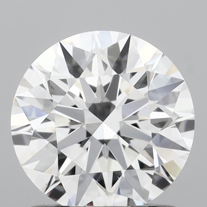 1.07 Carat Round Shaped, Ideal Cut, D Color, VVS2 Clarity, IGI Certified Lab Grown Diamond