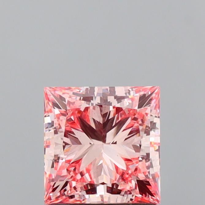 1.51 Carat Princess Shaped, Ideal Cut, VS1 Clarity, IGI Certified Lab Grown Diamond