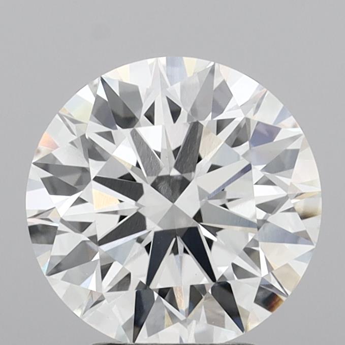 3.09 Carat Round Shaped, Ideal Cut, E Color, VVS2 Clarity, IGI Certified Lab Grown Diamond
